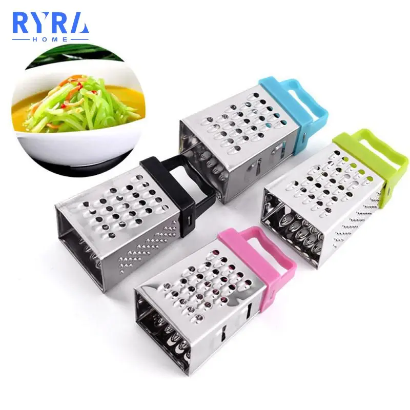 

Mini Four-Sided Grater Stainless Steel Planer Multifunctional Peel Cutter Fruit Ginger Garlic Grater Cooking Kitchen Accessories