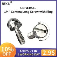 quick release camera d shaft d ring long screw adapter 14 inch thread for camera tripod qr quick release plate pack of 2