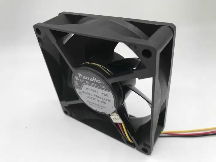 Бесплатная доставка оригинальный FBA08A12H 12 В 0 25 А 8 см 8025 3-проводной вентилятор