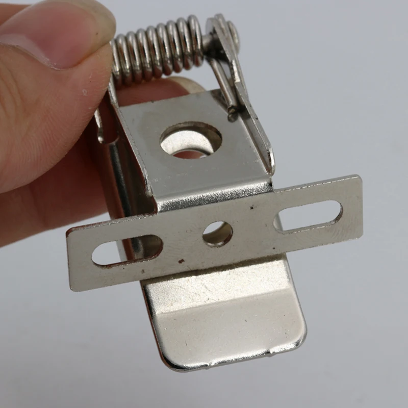 Satin-nickel spring clip for led line dight dowlight spotlight embedded fixed circlip length 50mm hardware lighting accessories |