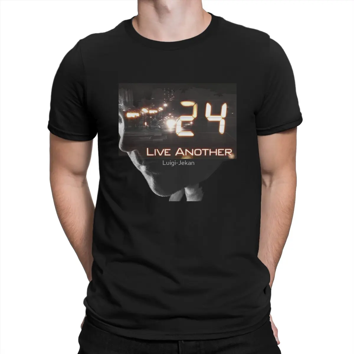 

Men Jack Bauer T Shirt Terrorist Pure Cotton Clothes Funny Short Sleeve O Neck Tees 4XL 5XL T-Shirts