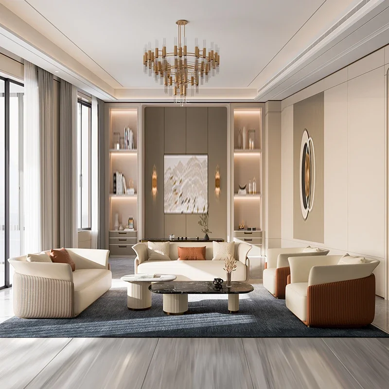 Минималистичный светлый роскошный дизайнер для большой квартиры итальянская