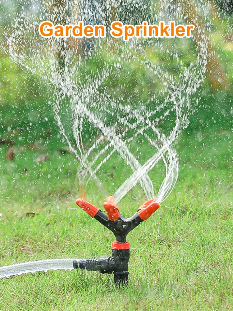 

360 Degree Automatic Rotating Garden Lawn Water Sprinklers System Quick Coupling Lawn Rotating Nozzle Garden Irrigation Supplies