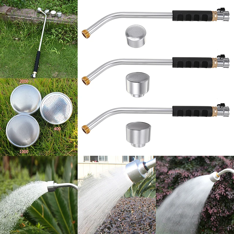 

45cm Aluminum Alloy Nursery Nozzle Garden Sprinkler Seedling Nozzle Lawn Watering Wand Greenhouse Sprinkler Garden Tool