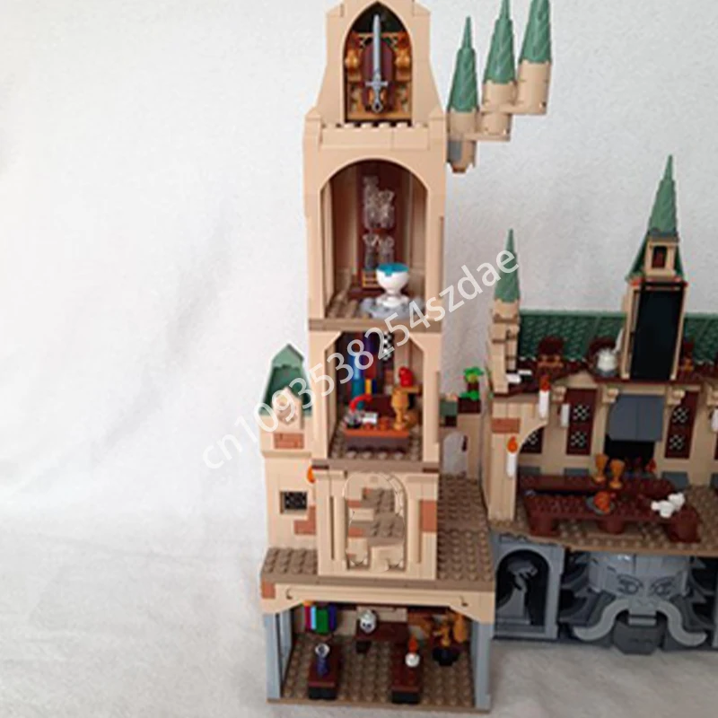 Фото 1823 шт. Moc Hogwarts замок архитектурная модель строительные блоки DIY креативная сборка кирпичи детский праздничный подарок №3