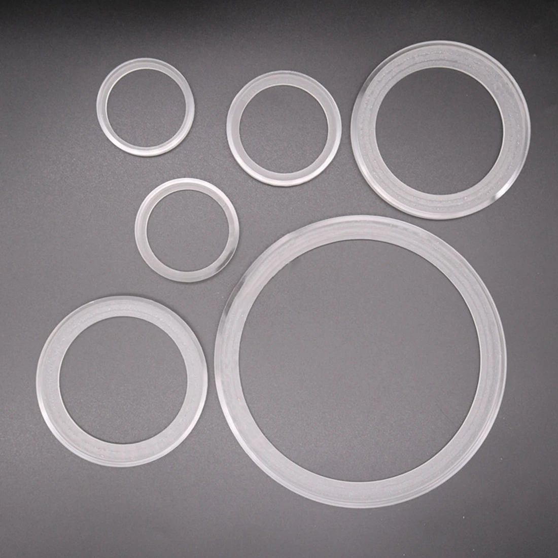Акриловое автомобильное белое прозрачное кольцо-адаптер для аудио динамика 2 шт.