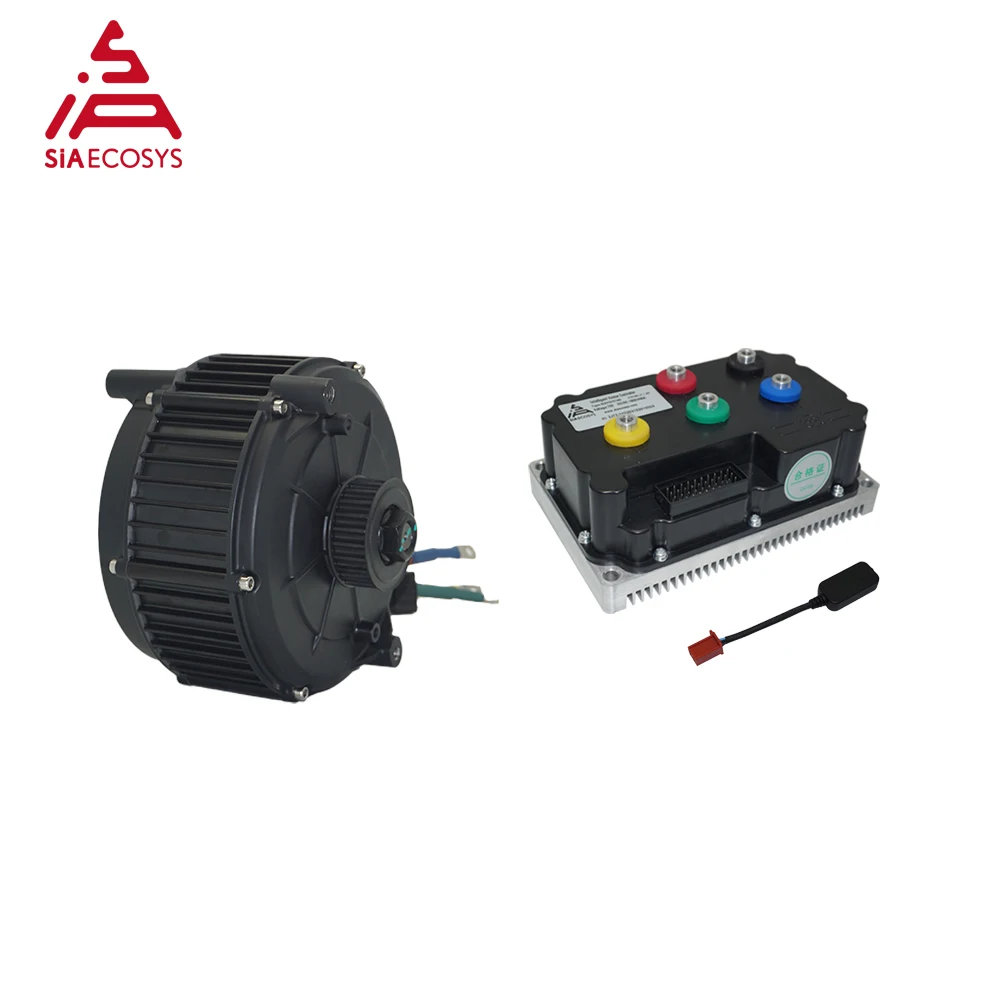 

QSMOTOR 165 35H 5000W Mid Drive Motor Hall Version with Fardriver ND72530 Controller