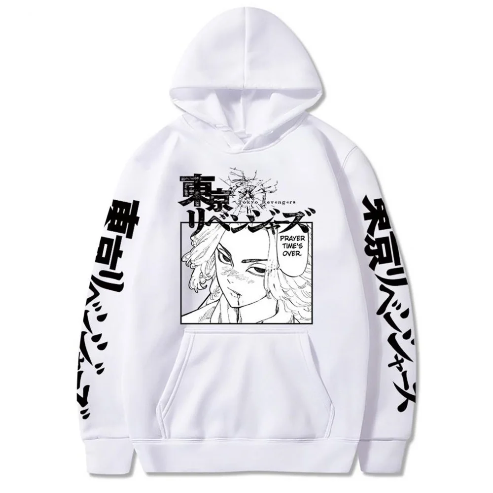 

2022 Anime Tokyo Revengers Printed Hoodies Harajuku Sweatshirts Loose Long Sleeve Pullover Print Streetwear for Men