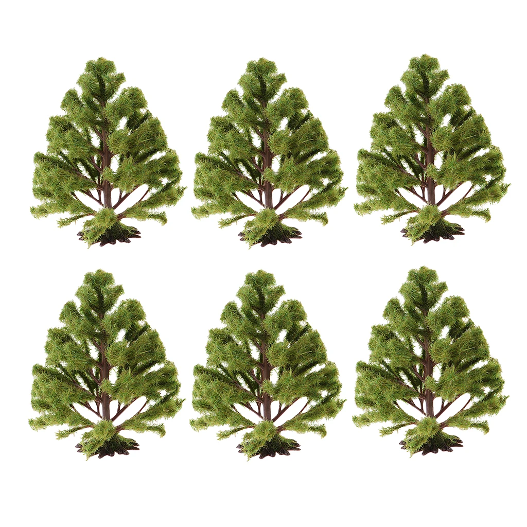 

1/100 Plastic Miniature Model Cypress Trees Layout Scenery Landscape Diorama