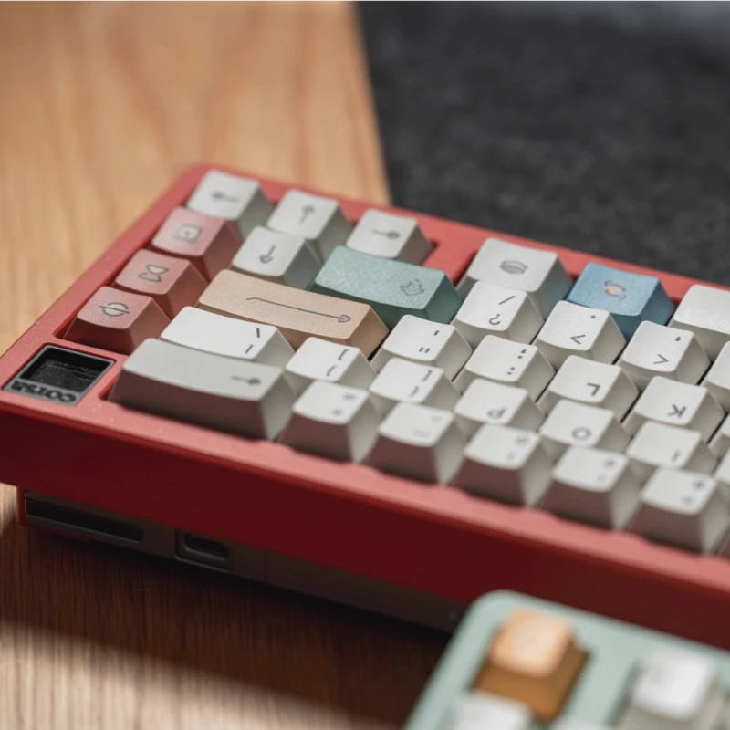 Фото Набор колпачков для клавиш IRetro, PBT Cherry Profile, оригинальные колпачки для клавиш ручной работы на заказ, аксессуары для механической клавиатуры, подарок «сделай сам» №5
