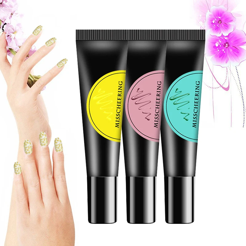 

Makeup 8ml Nail Stamping Polish Gel Varnish Fast Dry Star Glue Stamp Gel Nail Stamp Polish For Manicuring Nail Art Stamp Design