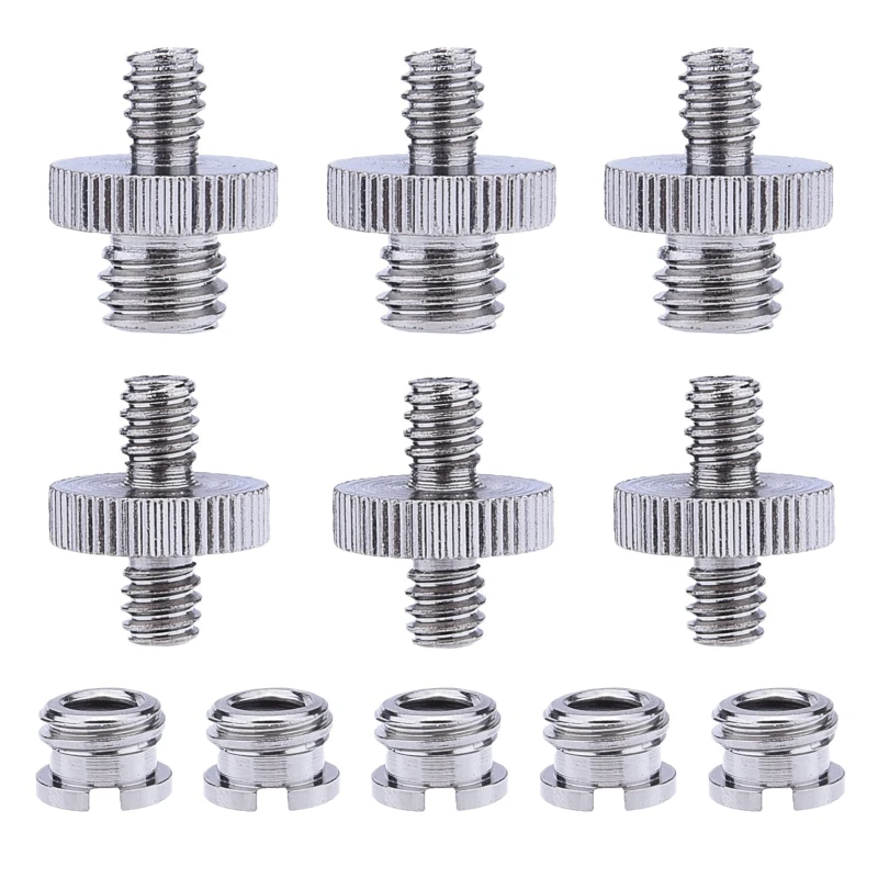 

1/4" Male to 1/4" 3/8" Male Threaded Adapter 1/4 3/8 Inch Male Screw Adapter