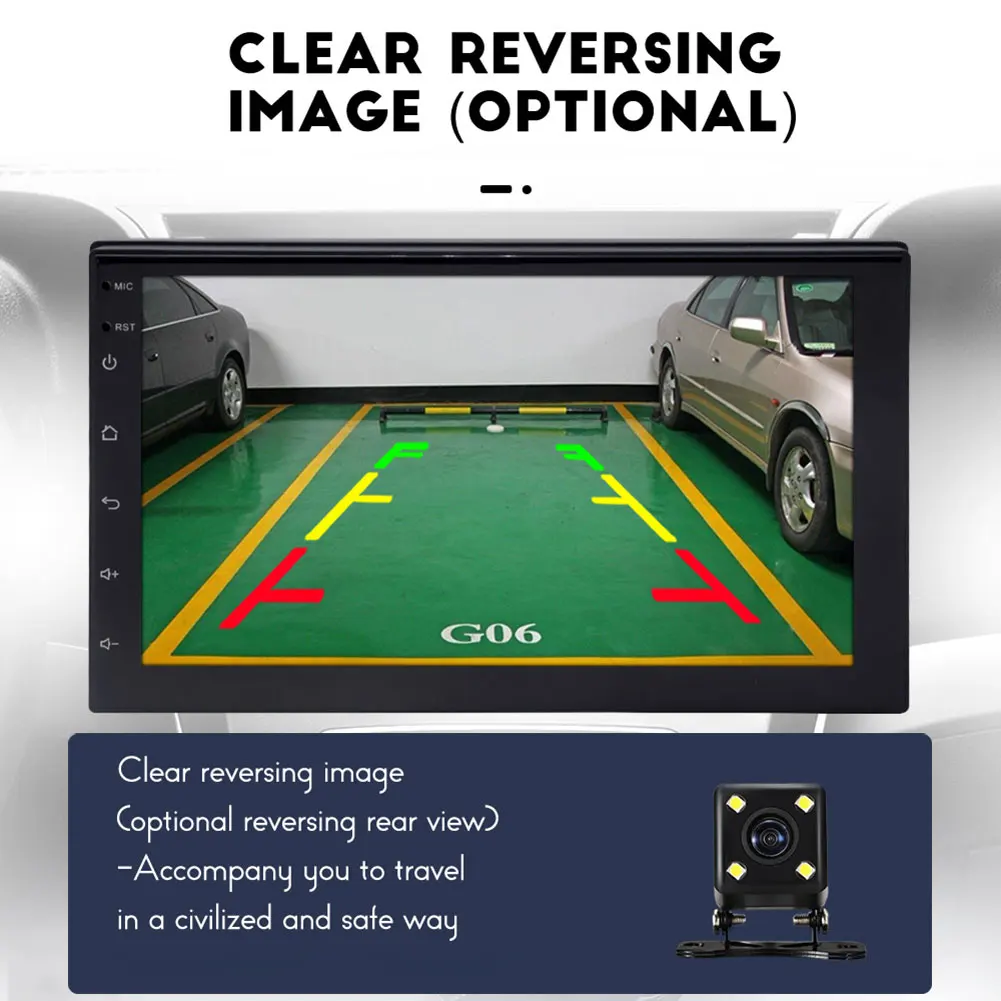 

Умное управление автомобилем с сенсорным дисплеем, Автоматическая навигация GPS, спутниковая навигация, поддержка Wi-Fi, 1 Гб + 16 ГБ, автомобильные аксессуары