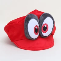 super mario sunhat original game odyssey hat adult kids anime cosplay caps plush hallowen kids toys birthday gifts party props