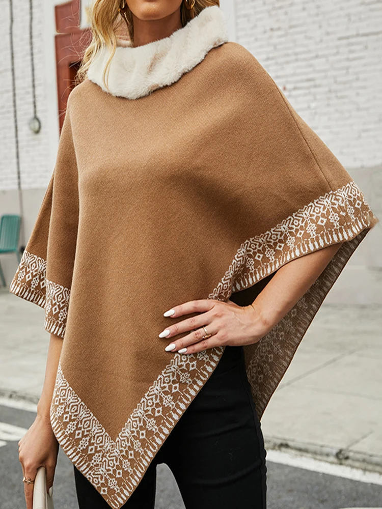 

Плюшевые шеи повседневные пончо и накидки шаль плащ женские пальто