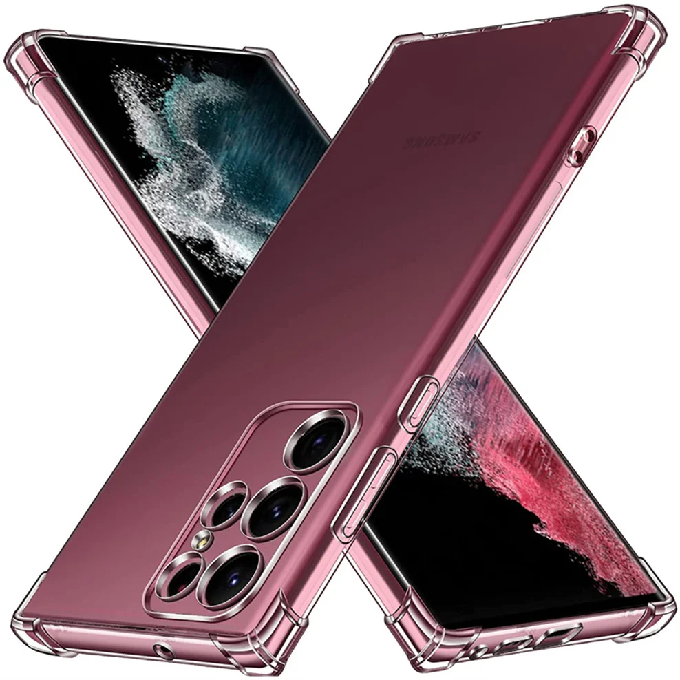 

Чехол для Samsung S22 Ultra, S22 Plus, чехлы для телефонов S22 + Samsung S 22, ультраударопрочный силиконовый чехол для Samsung Galaxy S22 Ultra, чехол