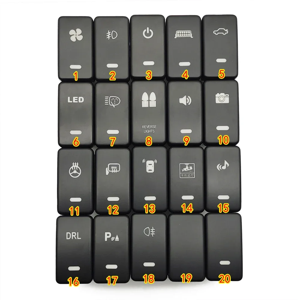 

Автомобильный светодиодный зеленый свет DRL с включением и выключением зеркала заднего вида, кнопка обогрева, передняя противотуманная фара для Honda CRV Odyssey Civic Fit 2008-2013