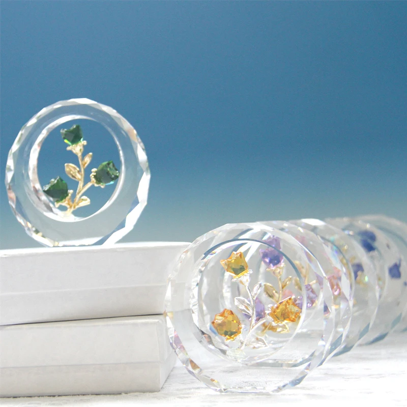 Декоративное украшение для стола в виде цветка лилии с аметистом