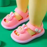 new children kids baby summer beach slippers sandals baby shoes for boys girls cartoon baby sandals non slip soft 1 3 years