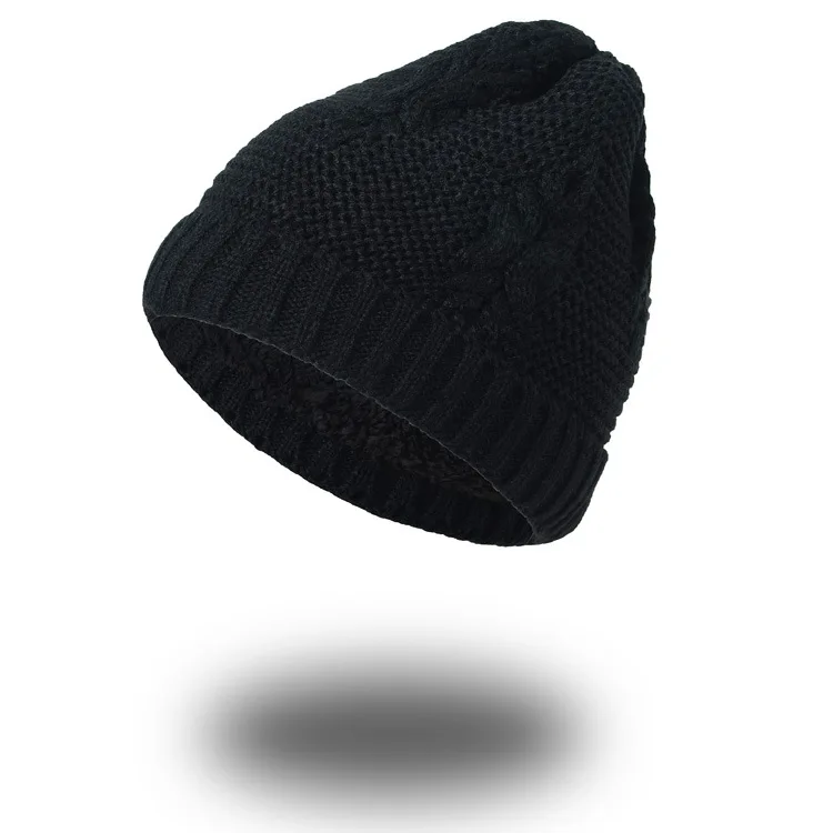 

New Solid Knitted Leaf Print Warm Beanies Women Soft Trendy Hats Korean Style Womens Wool Casual Caps Elegant All-match Beanie