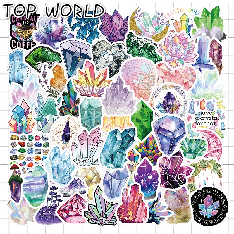 

10/50 шт./набор, наклейки для ноутбука, телефона, чемодана, скейтборда, шлема