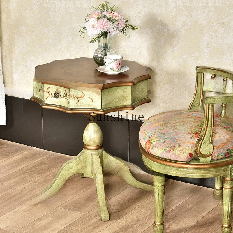 Американский кантри окрашенный диван для гостиной ретро-паркетный ящик