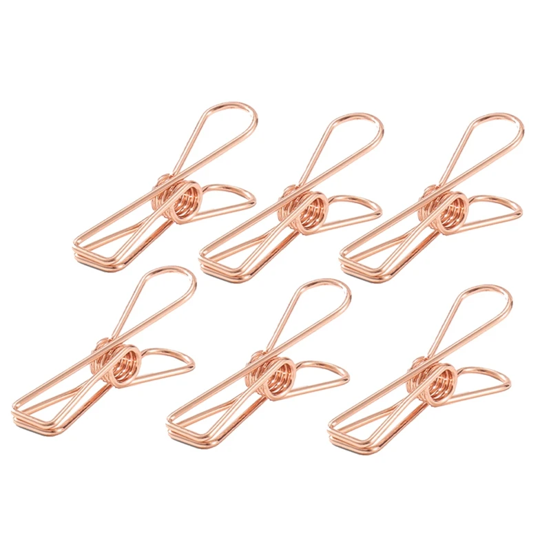 

50Pcs Outdoor Light Clips Hollow Long Tail Clip Food Sealing Clip For Tent Decoration String Lighs Hangers RV Tent Hangers