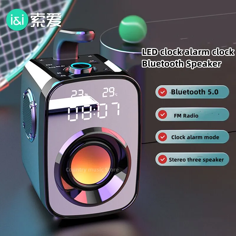 

Bluetooth-Колонка SOAIY SH25 портативная с поддержкой Bluetooth 360 и микрофоном