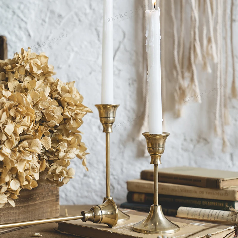 

Romantic White Candless Table Elegant Candles Deco Wed Decoress Candles Table Nordic Dinner Candelabros Tealight Holder DF50ZT