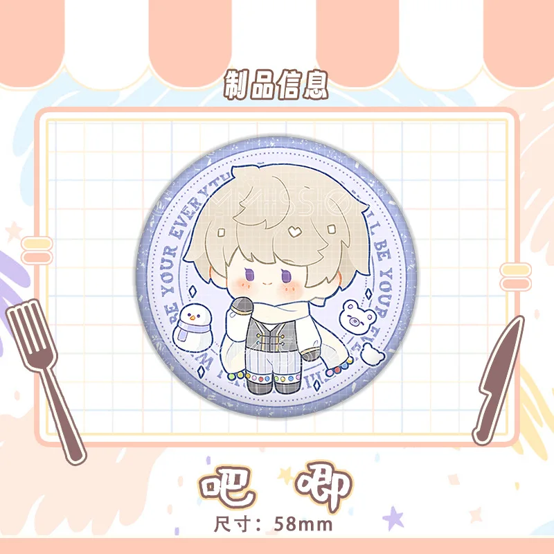 Аниме Hetalia: Axis Powers Рисунок Feliciano Vargas Toris Laurinaitis Косплей Милый металлический значок