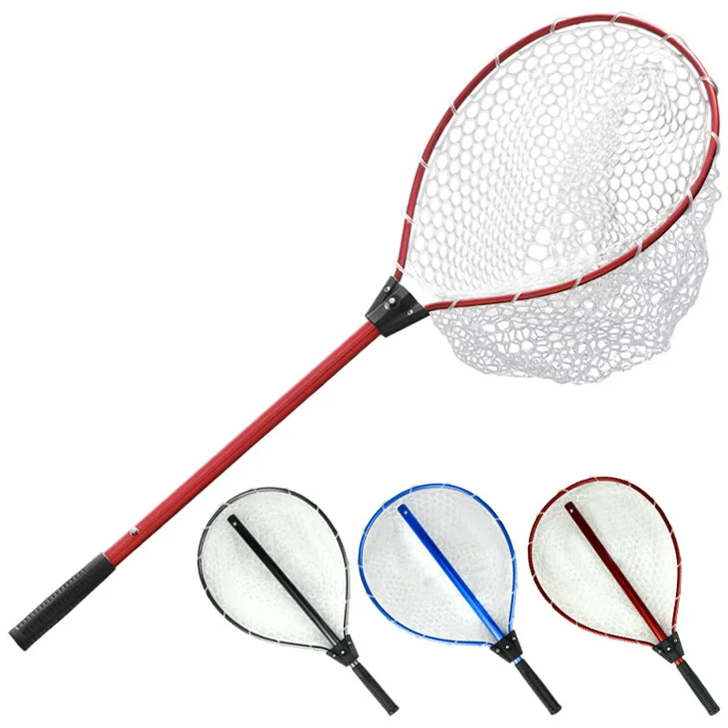 

Drop-type Fishing Net Silicone Net Pocket Single-section Aluminum Alloy Short Section Portable Telescopic Rod Fishing Net