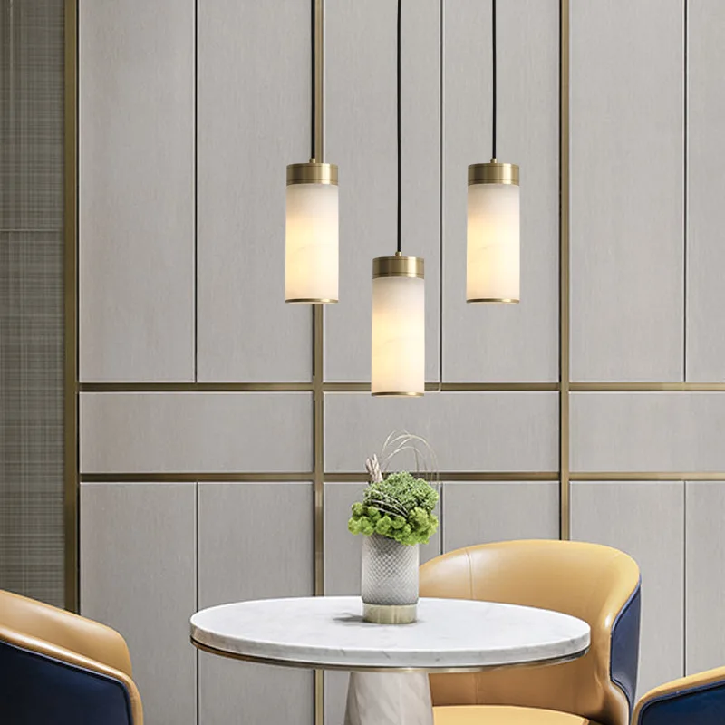 Роскошный садовый декор Нефритовый подвесной светильник шнур ламинат винтажный