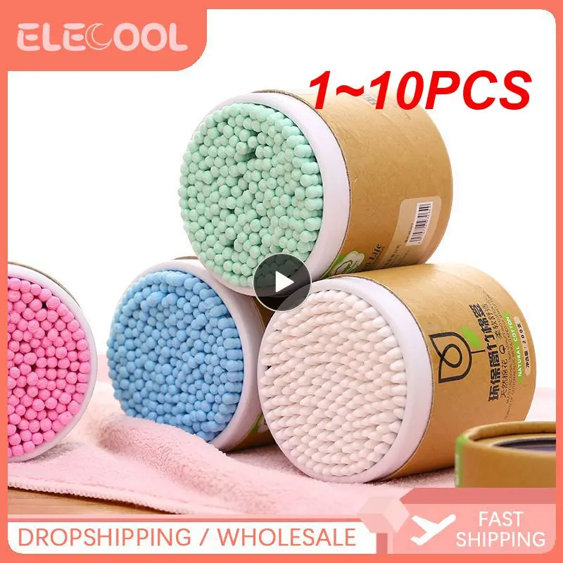 

Бамбуковые ватные палочки в коробке, деревянные палочки, мягкие ватные палочки, тампоны для чистки ушей, микрокисть, хлопковые палочки, красота здоровья, 1 ~ 10 шт.