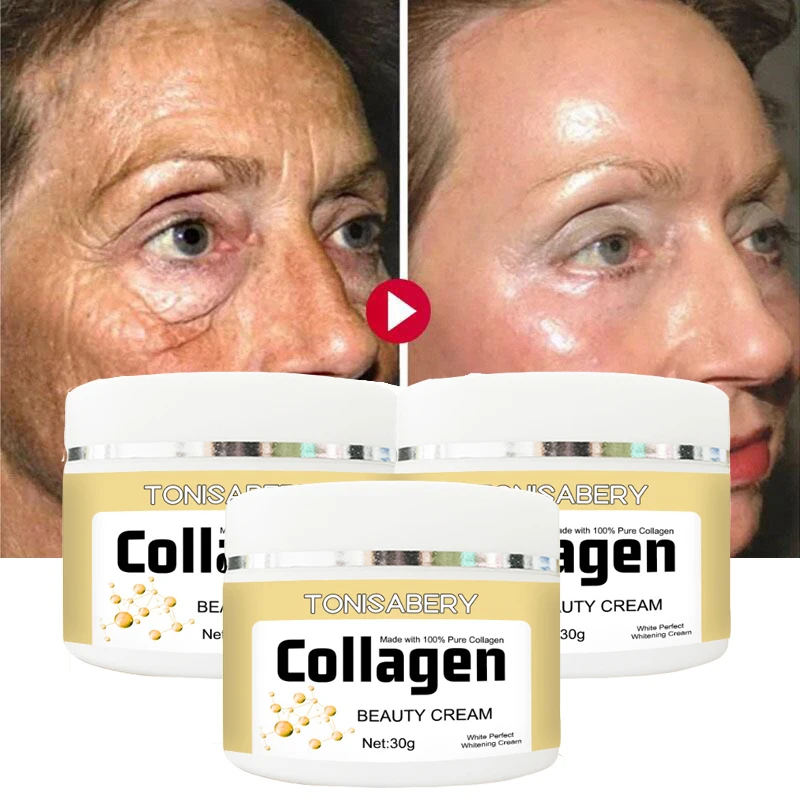 

3PCS Collagen Wrinkle Removal Cream Firming Lifting Anti-aging Fade Fine Lines Improve Puffiness Moisturize Whitening Products