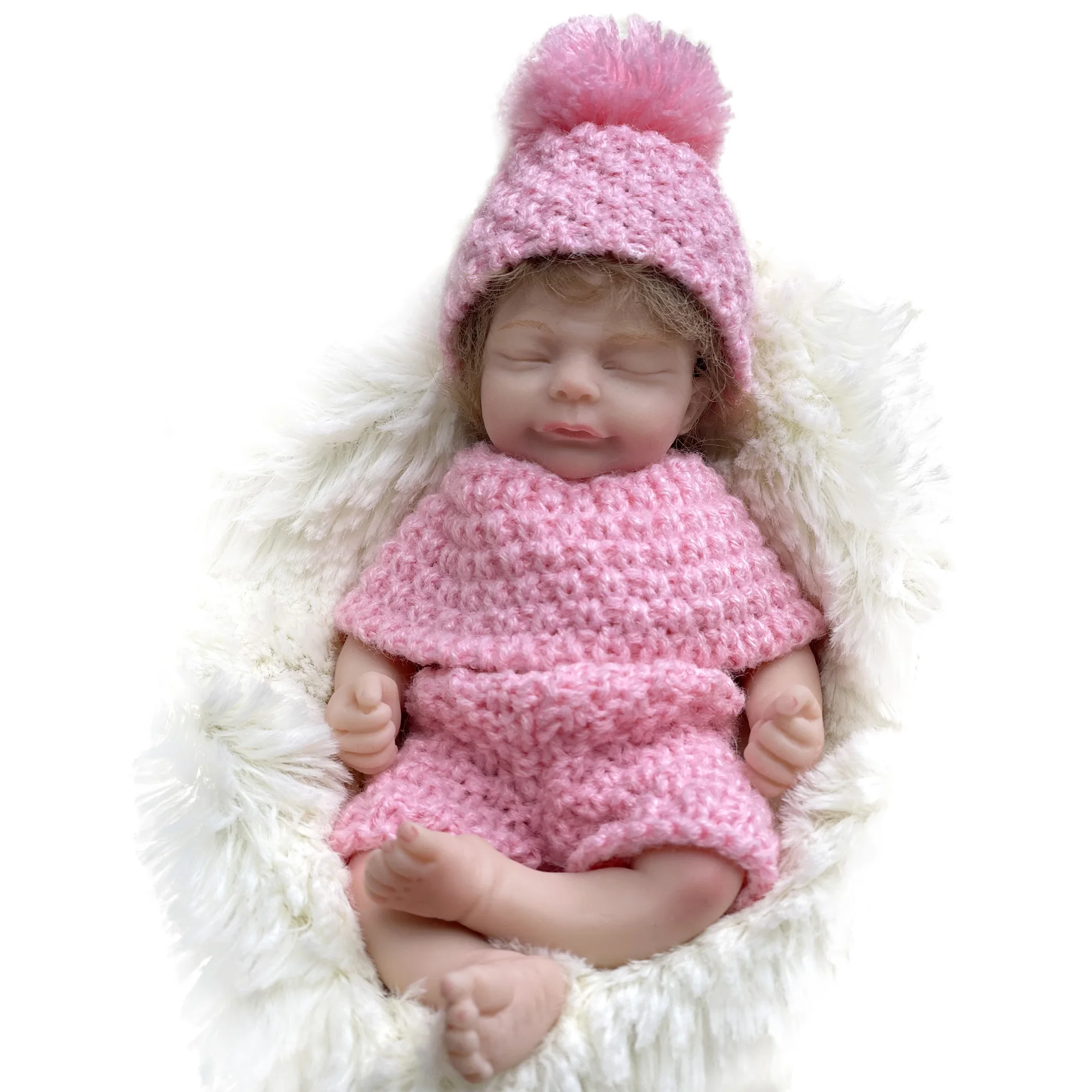 6 Inch Silicone Reborn Dolls Baby Soft Skin Mini Realistic Bebê Reborn De Silicone МИНИ-РЕБОРНЫ СИЛИКОНОВЫЕ КУКЛЫ Muñecas Reborn