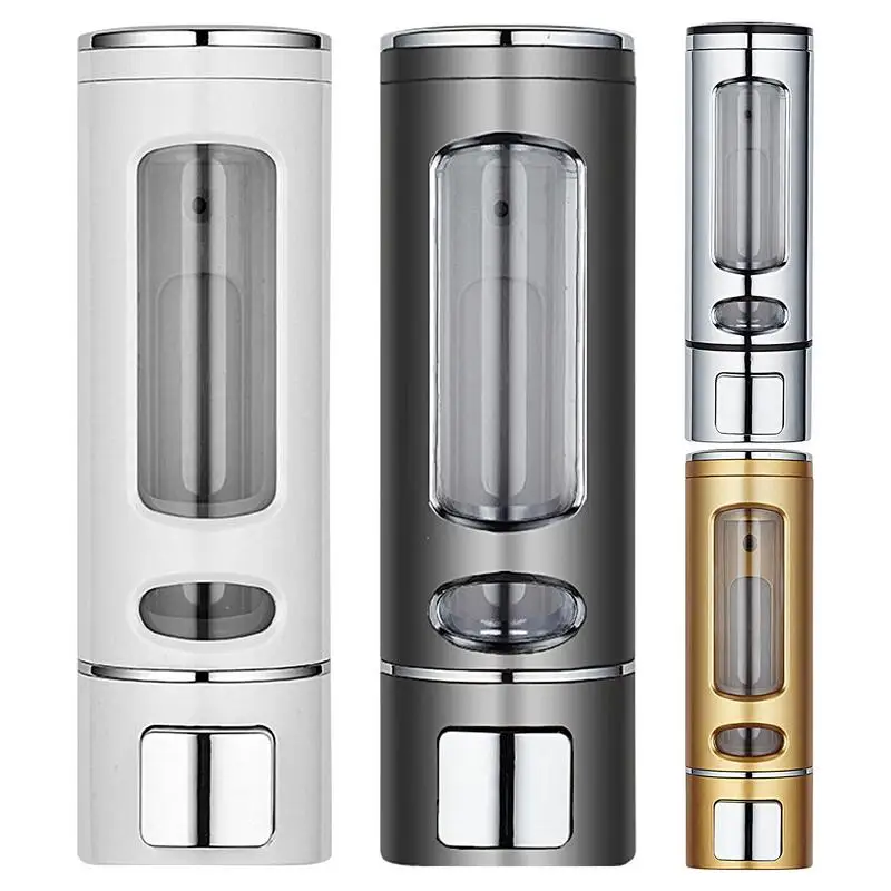 

Soap Dispenser Wall Mount | Manual Soap Dispenser Bathroom Wall Mount | 400ml Commercial Soap Dispenser for Liquid Containers Sh