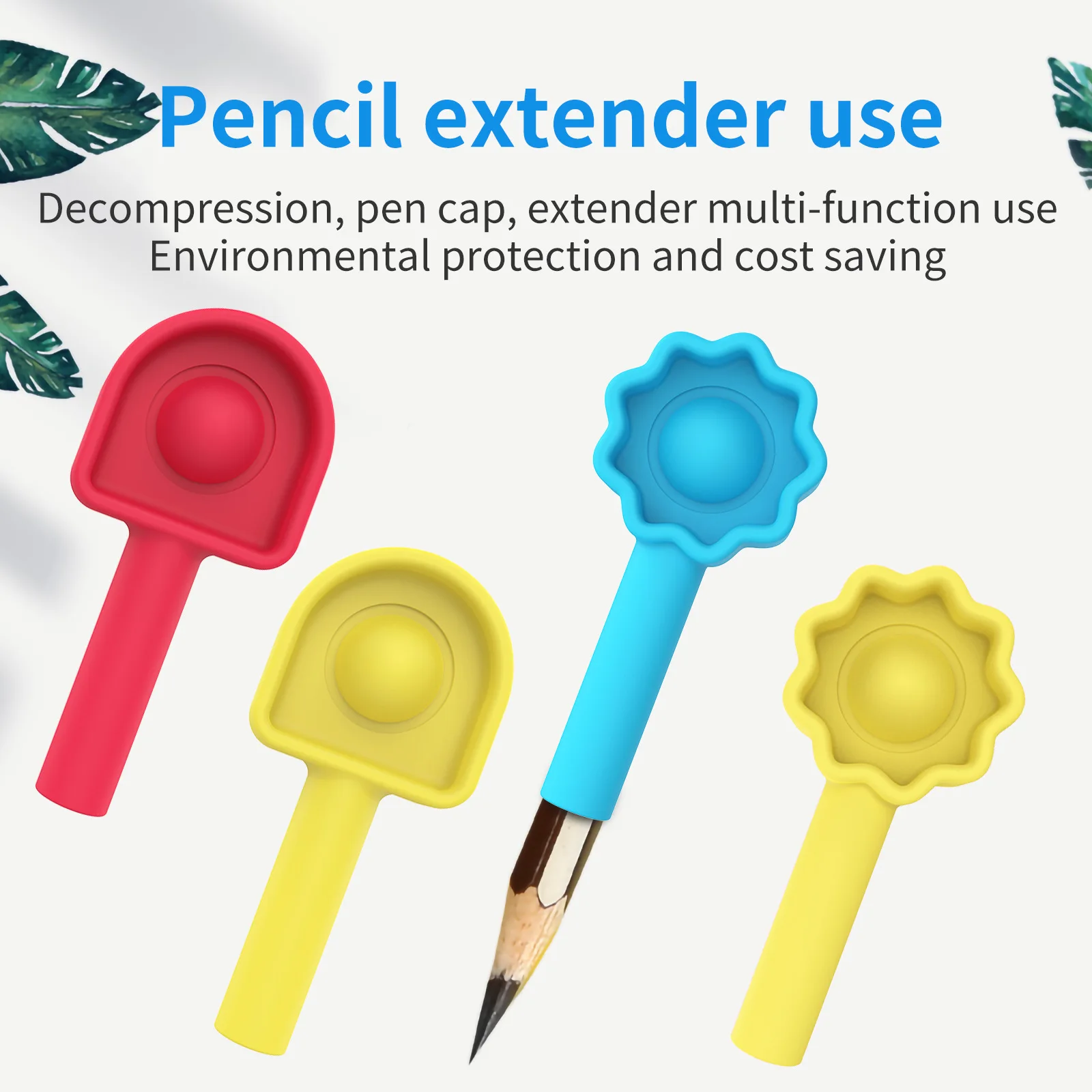 

Newest Pen Cap Decompression Bubble Toys Silicone Push Pop Simple Dimple Squeeze Fidget Toy Relieve Stress for Adult Children