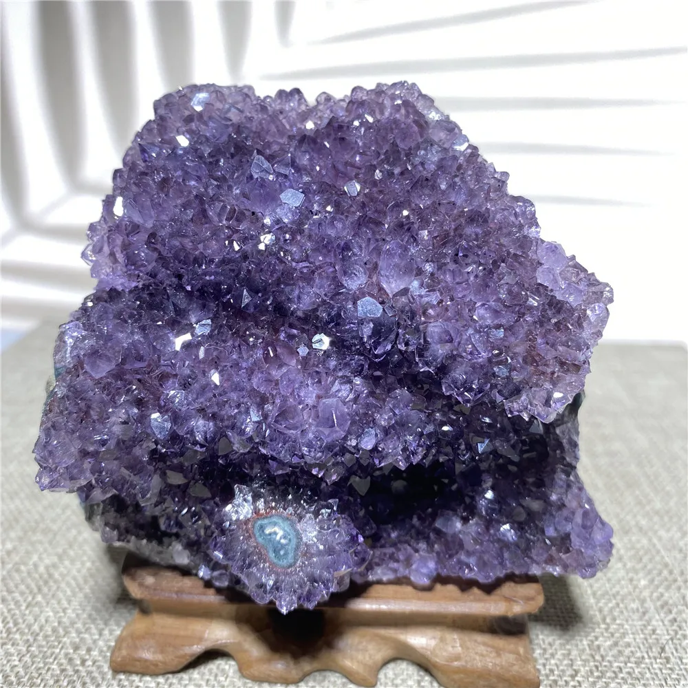 

Amethyst Agate Geode Natural Stone And Crystal Quartz Specimen Meditation Wicca Reiki Healing Ornments For Home Decoration
