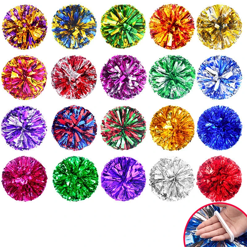 

1pc Cheerleading Cheering Ball Practical Game Pom Poms Diameter 30cm Sports Match Vocal Dance Party Concert Decorator