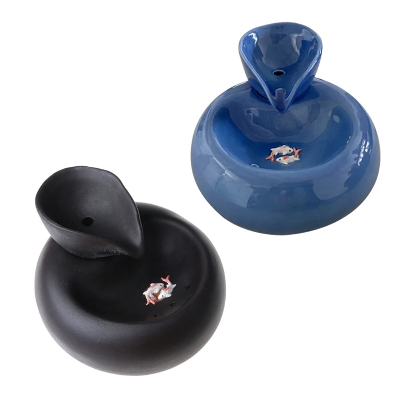 

Smart Ceramics Cat Drinking Feeder Automatic Circulating Water Feeder Pet Water Dispenser Fountain Water Sink