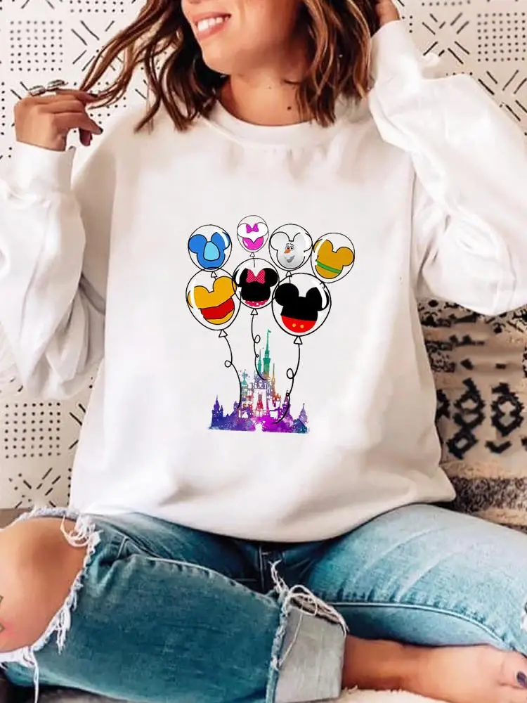 

Женский Повседневный милый пуловер в стиле 90-х с мультяшным принтом