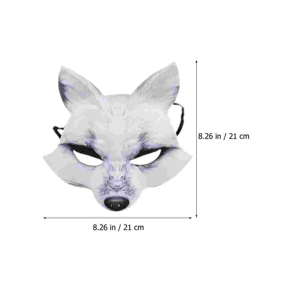 3 шт. маска лисы на Хэллоуин праздничный костюм маски украшения маскарадные для