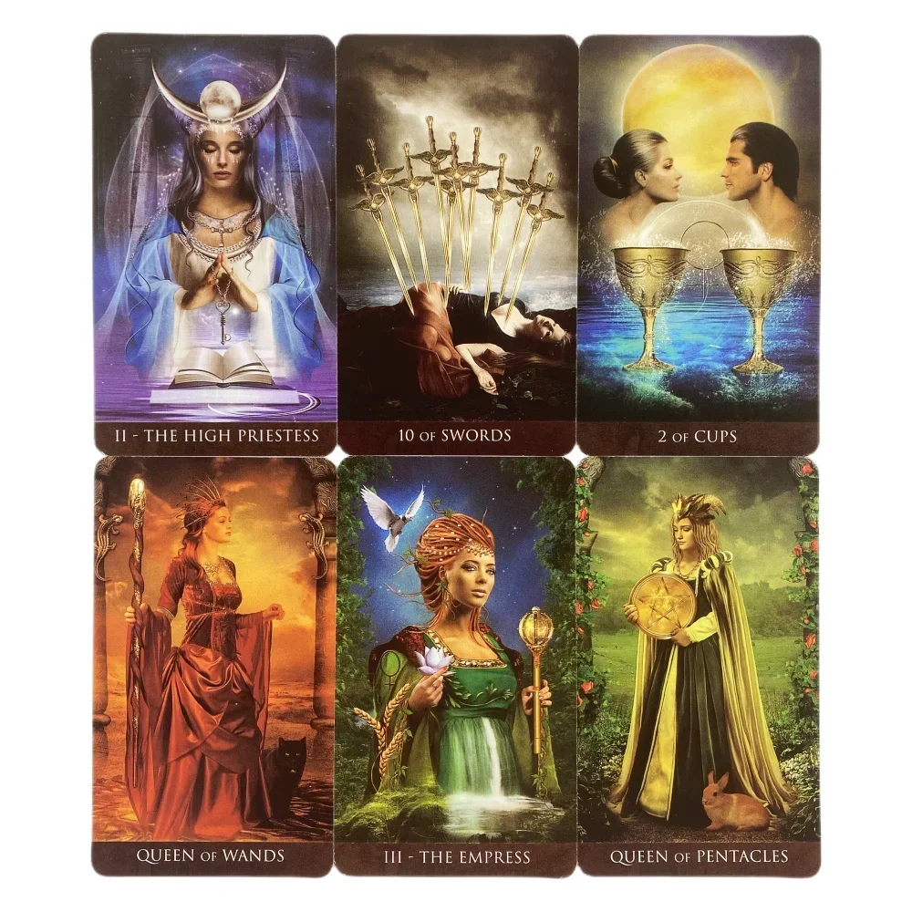 Фото Карты Таро Arcanum: 78 карт, английская версия, издание Oracle Visions, для гадания и настольных игр №1