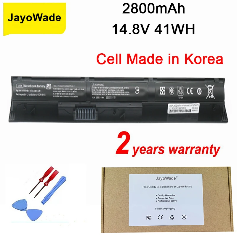 

JayoWade Factory VI04 Battery for HP ProBook 440 445 450 455 G2 Series 756743-001 756745-001 756744-001 756478-421 VI04 Notebook