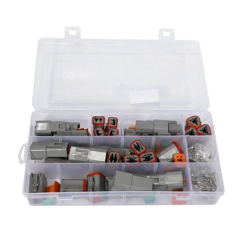 

250 Pcs Car Wire Connector 2/3/4/6 Pin Car Wire Harness Waterproof Connector for Motorcycles Scooters Cars