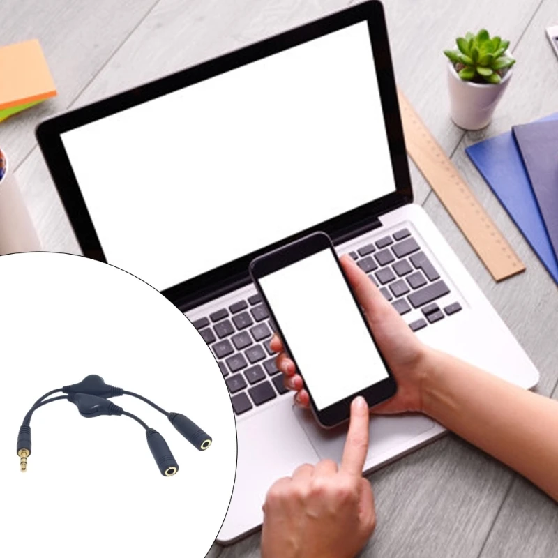 Y-разветвитель для наушников 3 5 мм разветвитель гарнитуры кабель-разветвитель