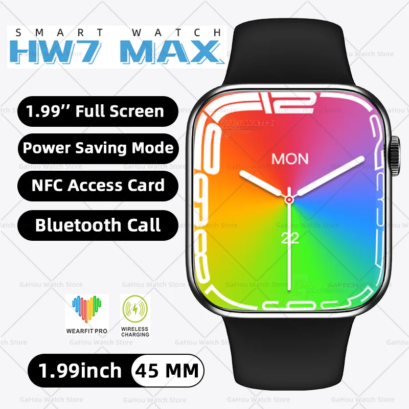 

New Smart Watch Serie 7 HW7 MAX IWO 14 Pro Max For Men Women Dial Call Wireless Charging smartwatch pk hw12 hw16 hw22 plus