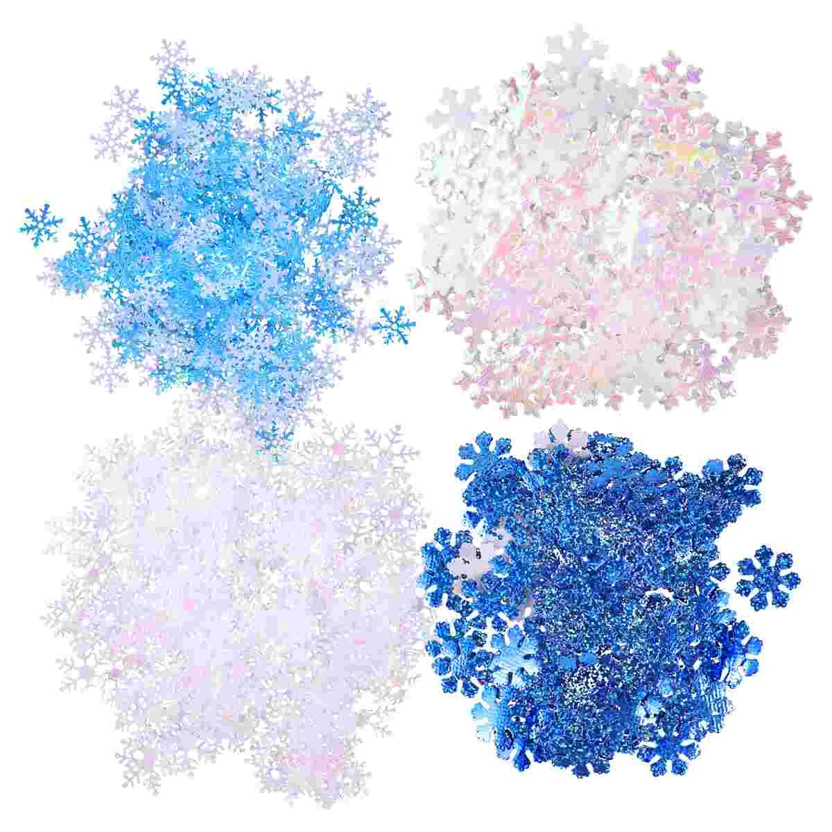 

Рождественские снежинки, снежинки, свадебные зимние поделки, украшения для стола, блестящий декор, страна чудес, белые праздничные бумажные...