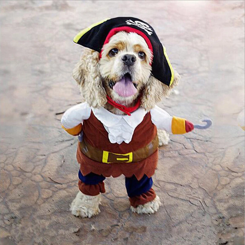 Funny Pet Clothes Cosplay Pirate Dog Cat Party Cute Costume Clothing Comfort For Small Medium |