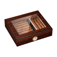 galiner luxury humidors cigar box ceder wood travel case with humidifier hygrometer for cigar humidors